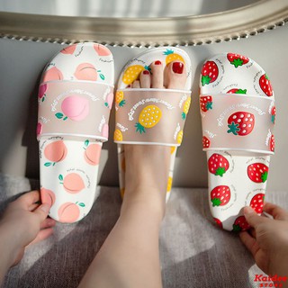 พร้อมส่ง🚚รองเท้าแตะ🍑🍓🍍รองเท้าแตะผู้หญิง รองเท้านุ่ม รองเท้าใส่ในบ้าน รองเท้าแฟชั่น รองเท้าลำลองผู้หญิง T-023