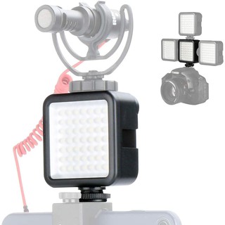 ไฟติดกล้อง LED พกพา หลอด LED49สว่างปรับระดับได้ Cool White(6000K) รับประกัน 6 เดือน