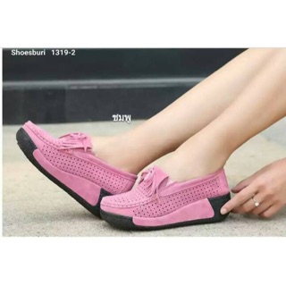 Loafer perforate shoe พร้อมส่ง! H5334