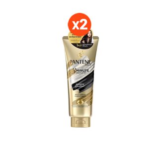 Pantene แพนทีน โปร-วี ทรี มินิท มิราเคิล ครีมนวดผม เคราติน 300 มล. X2 ขวด 3 Minute Miracle Conditioner Keratin Straight