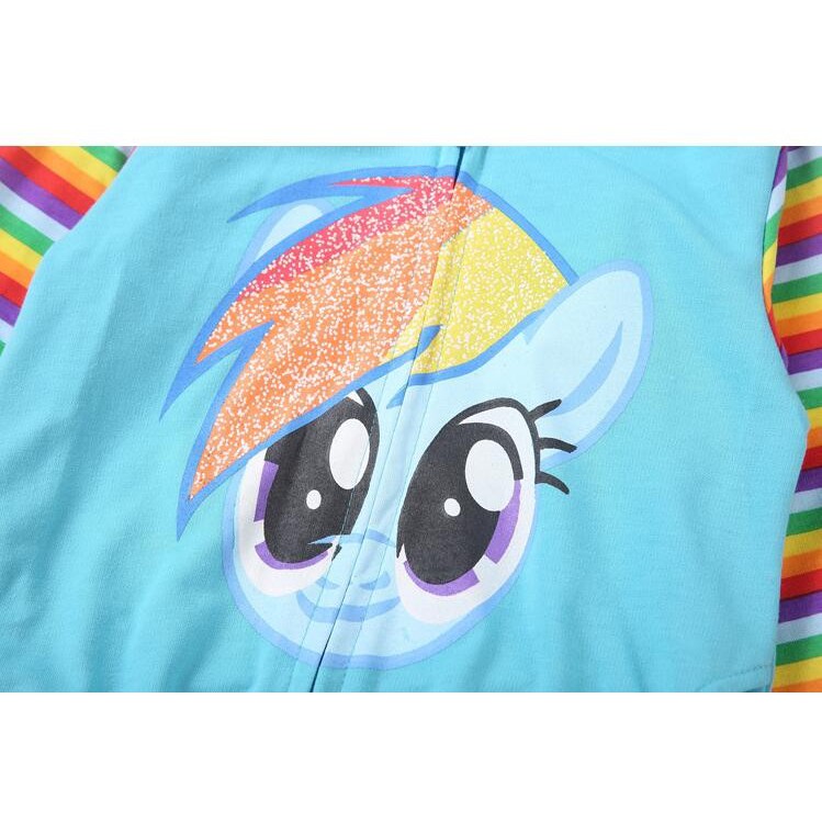 My Little Pony เด็กแจ็คเก็ตสาวแจ็คเก็ตฤดูใบไม้ผลิฤดูใบไม้ร่วงฝ้ายเด็กแปลกใหม่ ที่คลุมด้วยผ้า เด็กเสื้อคลุมน่ารัก ๆ - รูปที่ 6