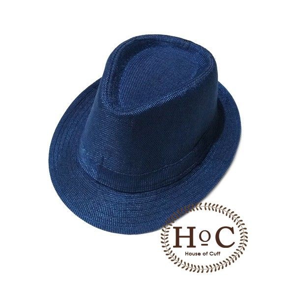หมวก Houseofcuff Fedora หมวก FEDORA สีฟ้า FLUX