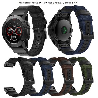 สายคล้องนาฬิกาข้อมืออุปกรณ์เสริมสําหรับ Garmin Fenix 5 X / 5 X Plus / Fenix 3 / 3 Hr 26 มม .