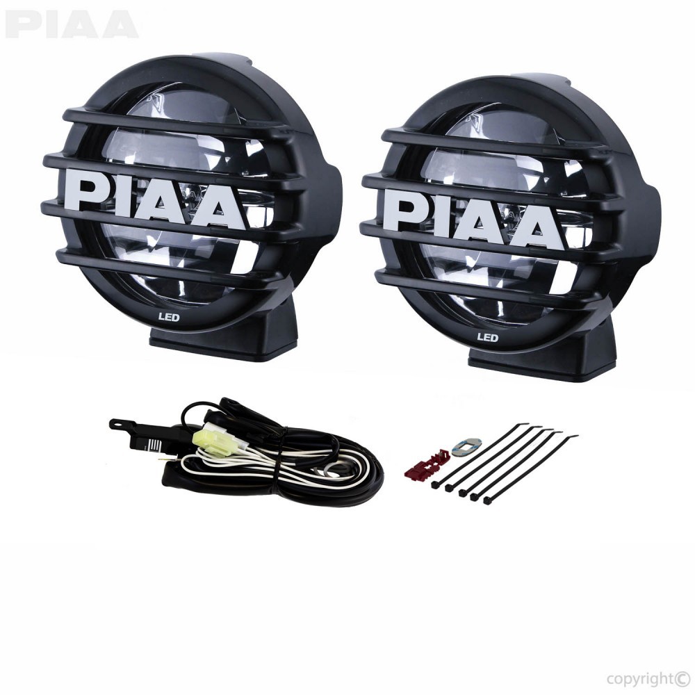 PIAA ชุดลําแสงโคมไฟขับรถ LED สีขาว 6000K LP550 (5") DK555BXG