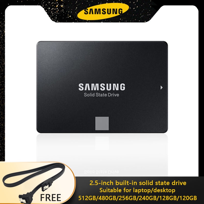 SSD Samsung 2.5 Inch Built-In Solid State Drive 480GB 512GB 240GB 256GB 120GB 128GB 60GB Suitable For Laptop/Desktop