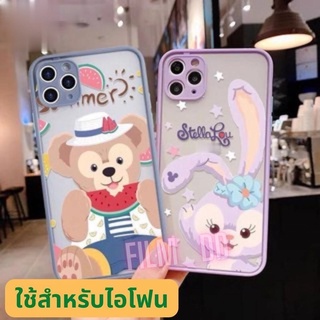 🦢 -พร้อมส่งในไทย-เคสขอบสีลายการ์ตูนเคสกันรอยกล้อง  ใช้สำหรับ IP ทุกรุ่น #886