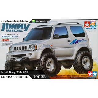 Mini 4 WD รถรางมอเตอร์ Tamiya 19022 SUZUKI JIMNY WIDE 1/32