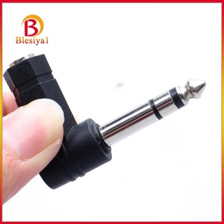 3.5mm Stereo Female to 6.35mm 1/4"Male Right Angle Headphone Adapter Plug