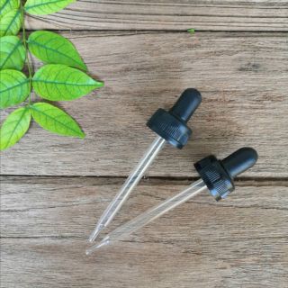 หลอดหยด ดรอปเปอร์ Dropper + แท่งแก้ว ขนาด 60 ซีซี 12 ชิ้น / โหล