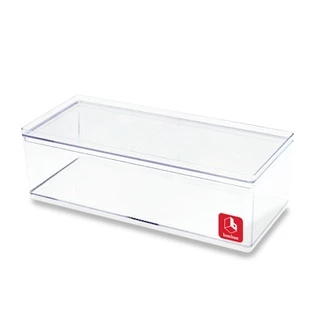 boxbox รุ่น Slim BB02031 ( 2 กล่อง) ขนาด 9 x 21.5 x 6.8 ซม. กล่องพลาสติกใสอเนกประสงค์ กล่องเก็บของ D.I.Y 1404290