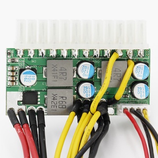 โมดูลสวิตช์พาวเวอร์ซัพพลาย PCI-E 6PIN อินพุต DC 12V 300W DC-ATX-300W 24Pin PICO ATX PSU