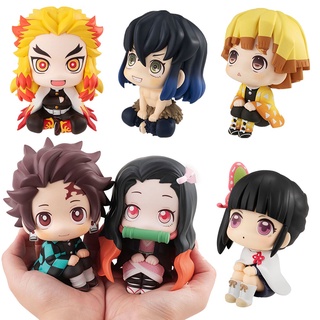 ฟิกเกอร์ Pvc อนิเมะดาบพิฆาตอสูร Kimetsu No Yaiba LookUp Kamado Nezuko ขนาด 6.5 ซม. 6 ชิ้น ต่อชุด