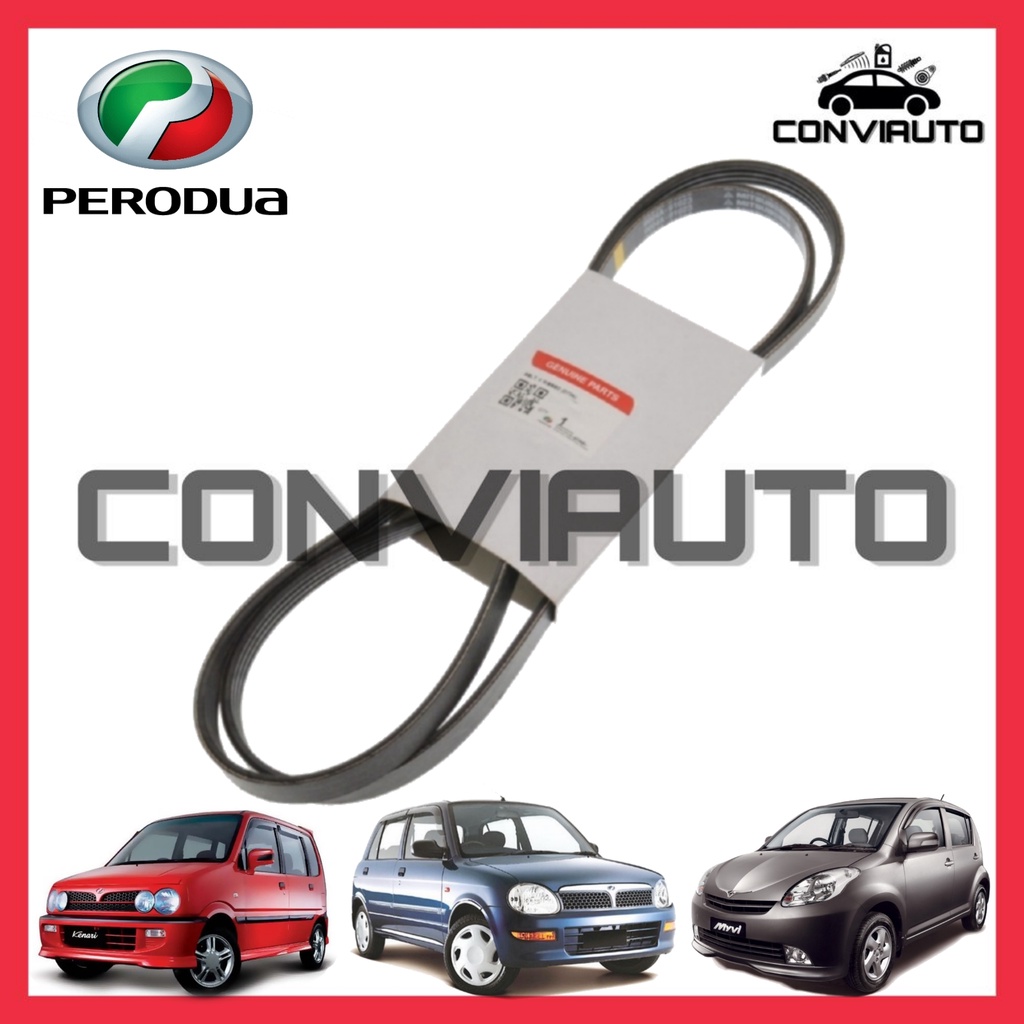 PERODUA KENARI KELISA MYVI 1.0 VIVA FAN BELT 4PK 715 ALTERNATOR (9004A-9103)