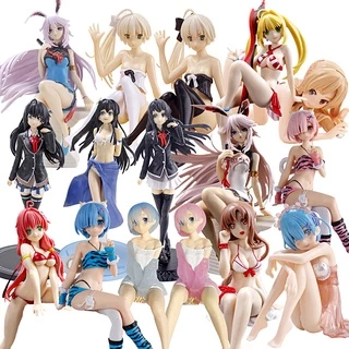 โมเดลฟิกเกอร์ อนิเมะ Sword Art Online Kasugano Sora Yae Sakura Rem Yukino 24 สไตล์ เซ็กซี่ ของเล่น สําหรับผู้ใหญ่ ตกแต่งรถยนต์