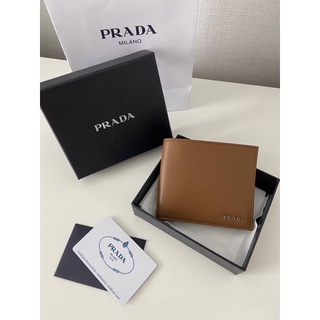 New Prada wallet อุปกรณ์ กล่อง การ์ด ถุงกระดาษ