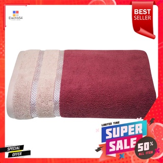 ผ้าขนหนู SWENY DOUBLE TREE 27X54 นิ้ว สีชมพูTOWEL SWENY DOUBLE TREE 27X54IN PINK