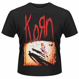 เสื้อยืดผ้าฝ้ายพิมพ์ลายแฟชั่น เสื้อยืด KORN KORN