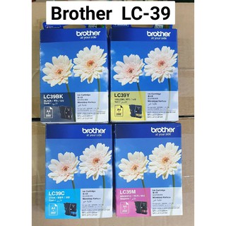 Brother LC 39 BK C M Y  ของแท้ 100% สินค้าโล๊ะสต็อก