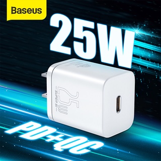 *Baseus 25W Super Si USB C PD Fast Charging Type-C Mini หัวชาร์จ