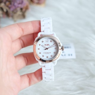 Coach watch หน้าปัด 34 มม สายเซรามิก