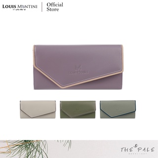 Louis Montini (Formal Wallet) กระเป๋าสตางค์ผู้หญิง หนังวัวแท้ กระเป๋าพับยาว กระเป๋าแฟชั่น WL18
