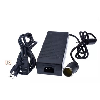 รถบุหรี่ไฟแช็กอะแดปเตอร์ AC 110V 220V ถึง 12 V 10A power adapter converter อินเวอร์เตอร์ DC T transformer ขนาด 12 โวลต์