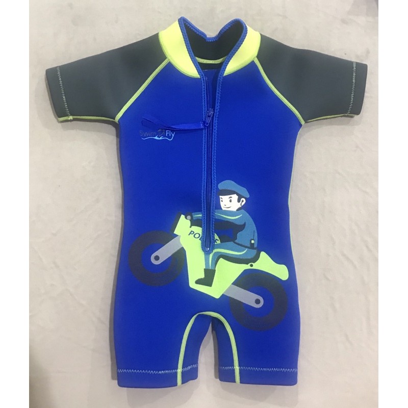 ชุดว่ายน้ำรักษาอุณหภูมิ swimfly ชุดว่ายน้ำเด็ก wetsuit