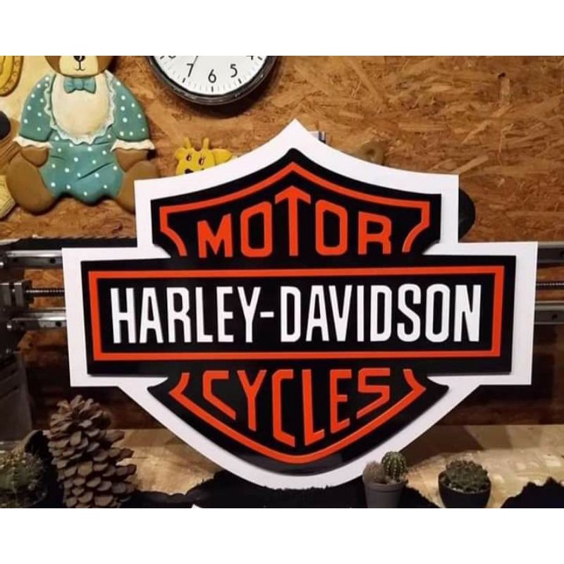 ป้ายไฟLED(โลโก้harley)แต่งบ้าน