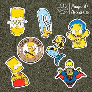 🇹🇭 พร้อมส่ง : เข็มกลัดเซ็ทครอบครัวเดอะซิมป์สัน | The Simpson  Family Enamel Brooch Pin Set.