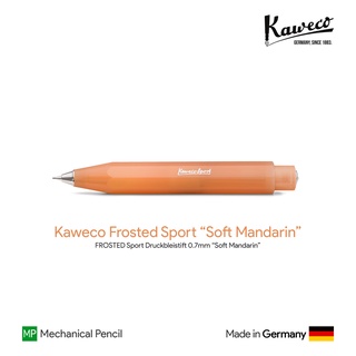 Kaweco Frosted Sport "Soft Mandarin" 0.7mm Push Pencil - ดินสอกดคาเวโก้ฟรอสต์สปอร์ต สีส้มพาสเทล