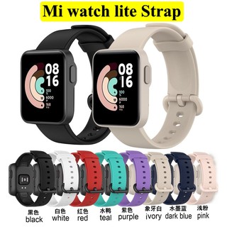 สายนาฬิกา Xiaomi Mi Watch Lite Straps สาย ยางซิลิโคน รุ่น เบสิค สาย Redmi Watch