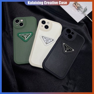 เคสโทรศัพท์มือถือหนัง ลาย Prada น่ารัก สําหรับ iPhone 14 ProMax 14 Plus 13 12 11 Pro Max Xs Max Xr X Xs