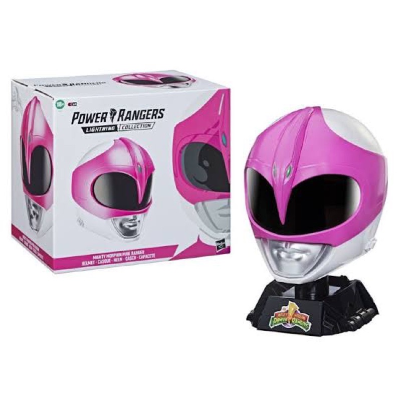 Hasbro Mighty Morphin Power Rangers Pink Ranger Replica Helmet