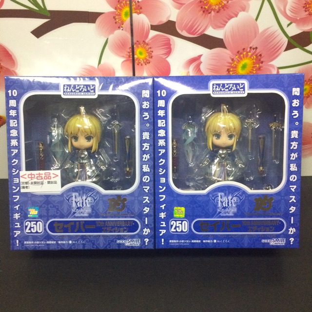 Nendoroid No.250 Saber 10th Fate Limited ของ🇯🇵แท้ มือ 1 สูง 10 CM