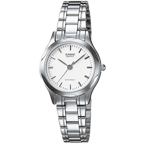 Casio นาฬิกาข้อมือผู้หญิง สีเงิน สายสแตนเลส รุ่น LTP-1275D-7ADF