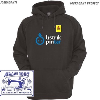 Pln เสื้อแจ็กเก็ตฮู้ดไฟฟ้าอัจฉริยะ DISTRO ZIPPER BUMN - PLN HOODIE - JP