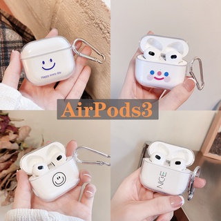 เคสหูฟังแบบใส สำหรับ compatible AirPods1 compatible AirPods 3rd  compatible AirPods Pro compatible AirPods 2gen