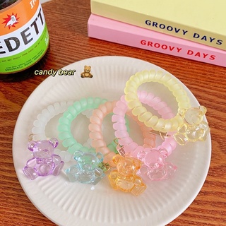 Scrunchie 🧸 Candy bear ยางรัดผมน้องหมี สีพาสเทลละมุนน่ารักมากๆ พร้อมส่งน้า