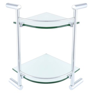 ชั้นวาง ชั้นกระจกเข้ามุม 2 ชั้น HAFELE 499.98.0042-TIER CORNER GLASS SHELF HAFELE 499.98.004 CHROME