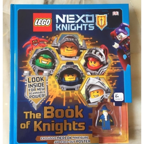 Dk LEGO NEXO Knights หนังสืออัศวิน (ปกแข็ง)
