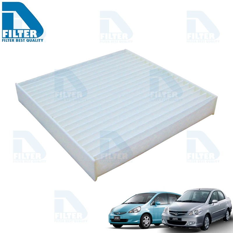 กรองแอร์ Honda ฮอนด้า City ซิตี้ 2003-2007,Jazz แจ๊ส GD 2002-2007 By D Filter (ไส้กรองแอร์) (DB033)