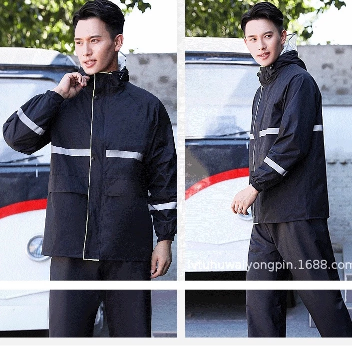 MR-DEER ชุดกันฝน 1/2 ชั้น ผ้าหนา มีแถบสะท้อนแสง thumbnail 5