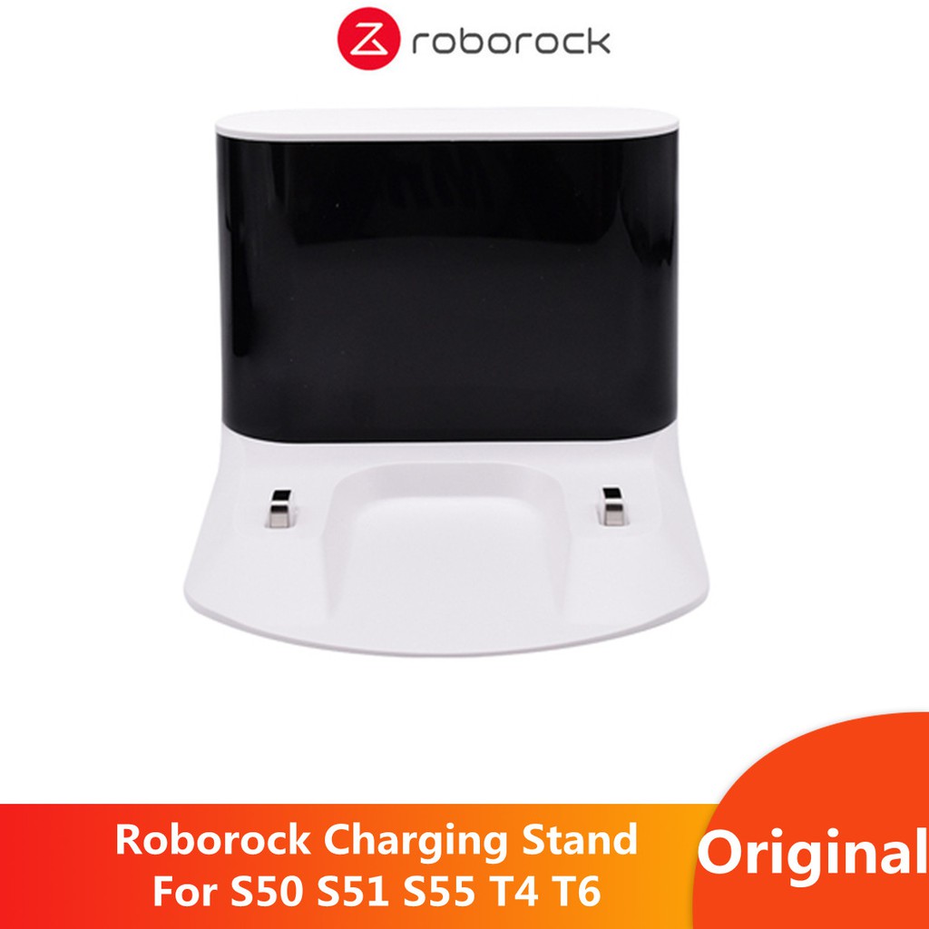 สําหรับ Roborock S5 Max/S6 MaxV/S6 Pure/S50/S51/S55/T4/T6/S5/S6 แท่นชาร์จ/แท่นชาร์จอุปกรณ์เสริมสําหรับเครื่องดูดฝุ่น Xiaomi 2nd Generation