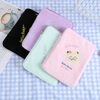 พร้อมส่ง!! Hotwind bnetoy milkjoy กระเป๋าใส่ ipad เคสแล็ปท็อป 11 10.5 10.2 นิ้ว ลายหมี NO.Bonjour