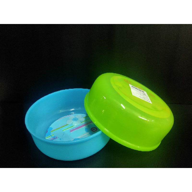 ขัน ขันกลม ขันน้ำ ขันอาบนำ้ ขันตกน้ำ ขันพลาสติก ลายดอก  สีสวย ขนาด20ซม. เกรดA  เนื้อเหนียว ไม่แตก ราคา ถูกที่สุด ดีลบีเคเค แกลเลอรีภาพที่ 3