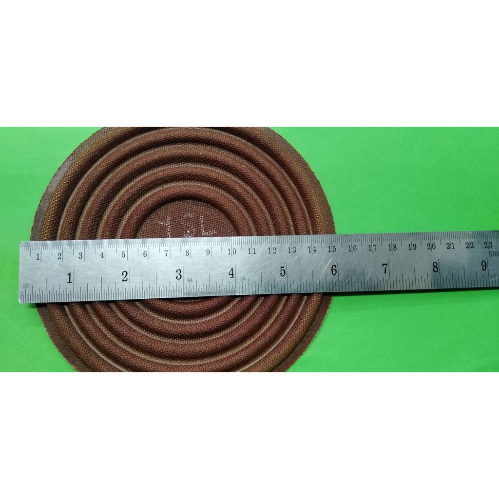 สไปเดอร์ลำโพง ขนาด 15 cm. ขอบเรียบ สไปเดอร์ สีเหลือง