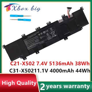 C31-X502 C21-X502 Laptop Battery For Asus VivoBook X502 X502C X502CA For Ultrabook S500C S500CA PU500C PU500C