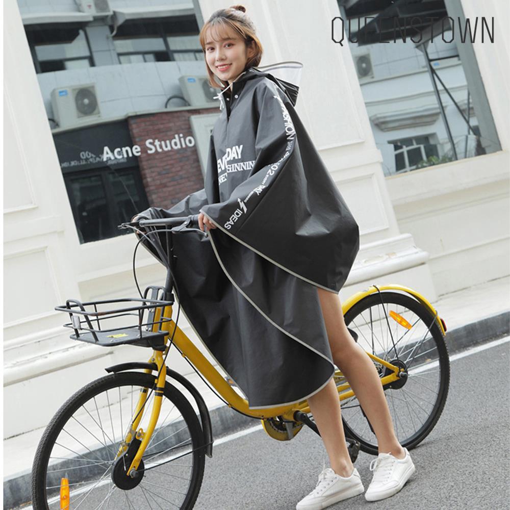 Waterproof Rainwear Adult Cycling Bicycle Bike Raincoat Hooded Raincoat