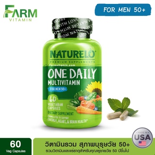 NATURELO, One Daily Multivitamin for Men 50+, 60 Vegetarian Capsules