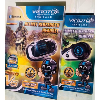 บลูทูธติดหมวก Vimoto Brand V6+V8